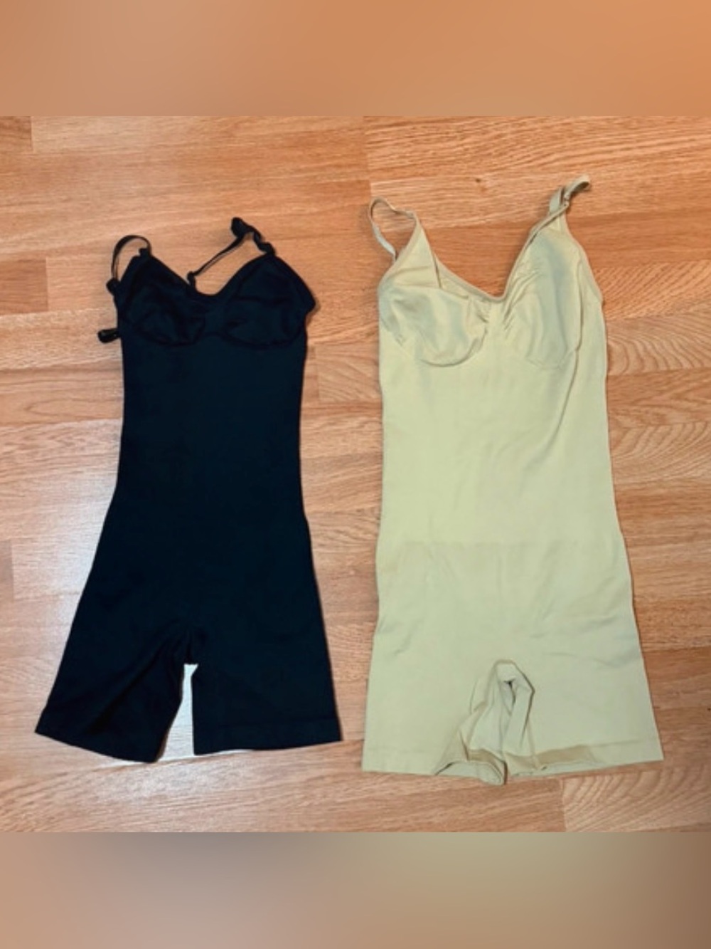 Seamless Shaping Slip bundle  - Black and Light Beige